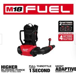 Milwaukee M18 DUAL BATTERY BACKPACK BLOWER