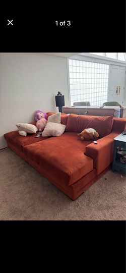 Chaise sectional deep sofa