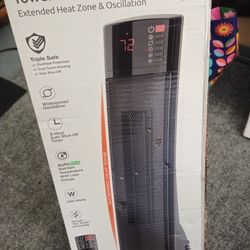 New Tower Space Heater With Remote 