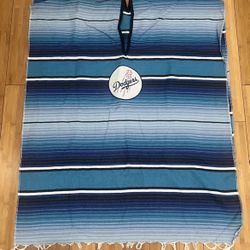 Los Angeles Dodgers Mexican Poncho Zarape SGA BRAND NEW