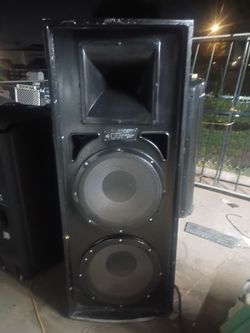 Large Dual Woofer PA Speaker Cabinet