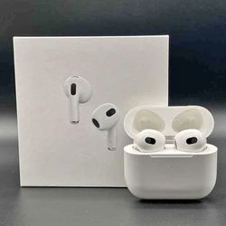 APPLE AIRPODS (3RD GENERATION) BLUETOOTH WIRELESS EARBUDS CHARGING CASE - WHITE