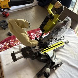 Ryobi 10 Amp Corded 7-1/4 in. Compound Sliding Miter Saw