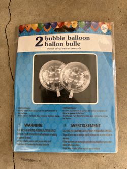 2 Bubble Balloon