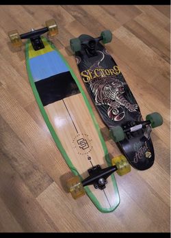 New Sector 9 skateboard and longboard