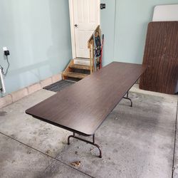 Folding Tables 3 8ft, 6ft and 4ft