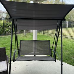 Aluminum Frame Outdoor Swing