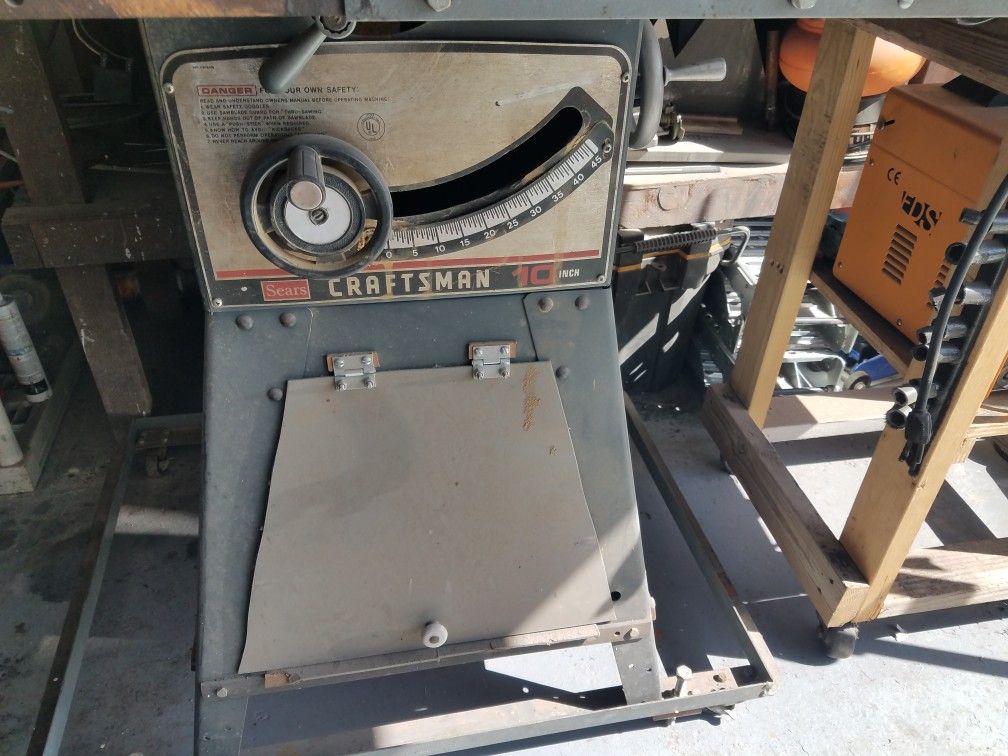 Craftman 10 Inch Table Saw 