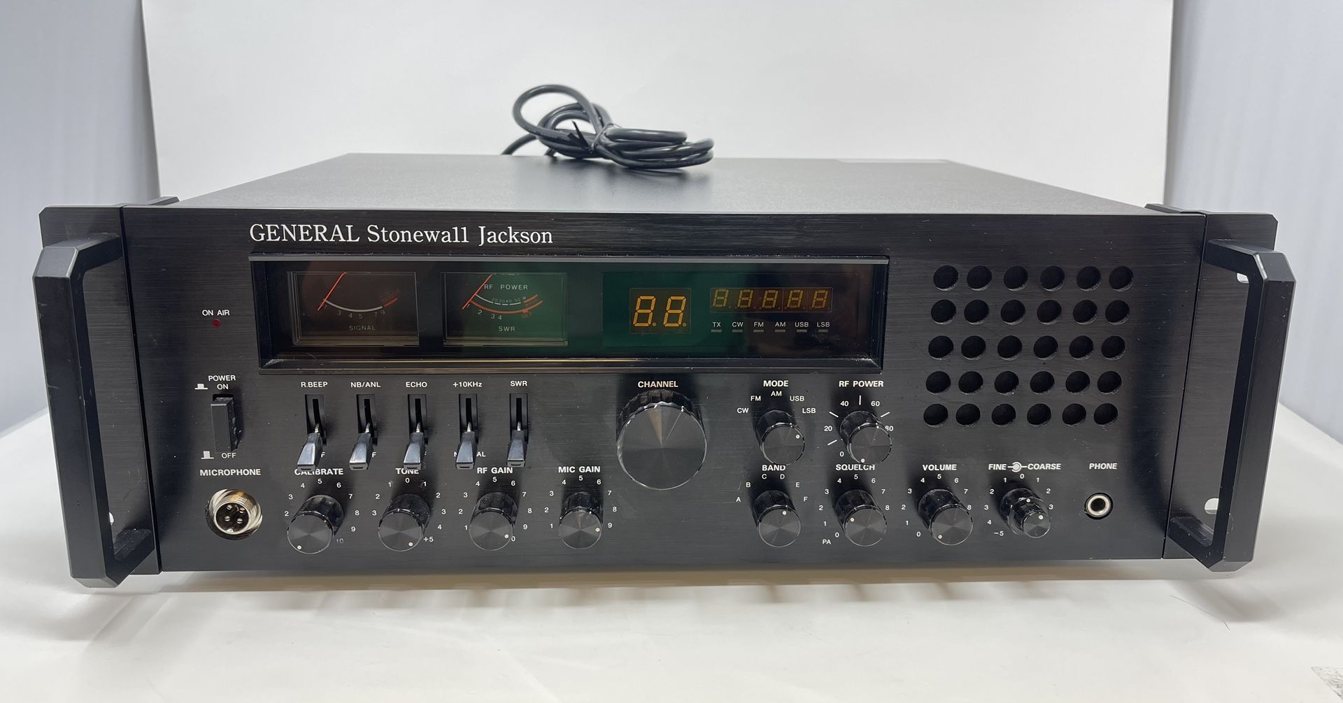 General Stonewall Jackson Full Channel AM/FM/SSB/CW Amateur 2-Way Base Station Transceiver