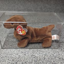 TY RARE Beanie Baby "WEENIE" the Weiner Dog, Born 1995, w/PVC Pellets