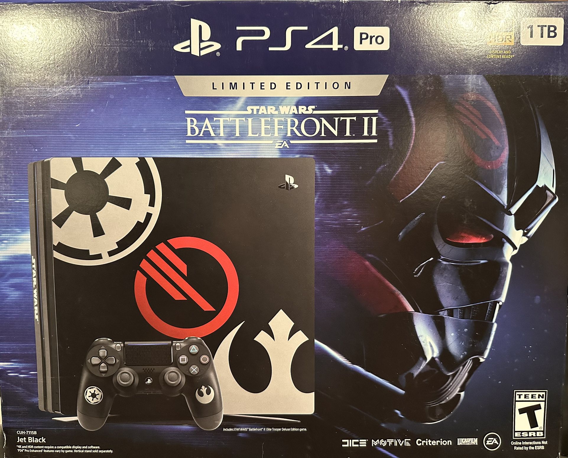 PS4 Pro Star Wars Battlefront II Limited Edition