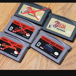 Authentic Zelda GBA Games A Link To The Past Adventure Of Link Gameboy Advance