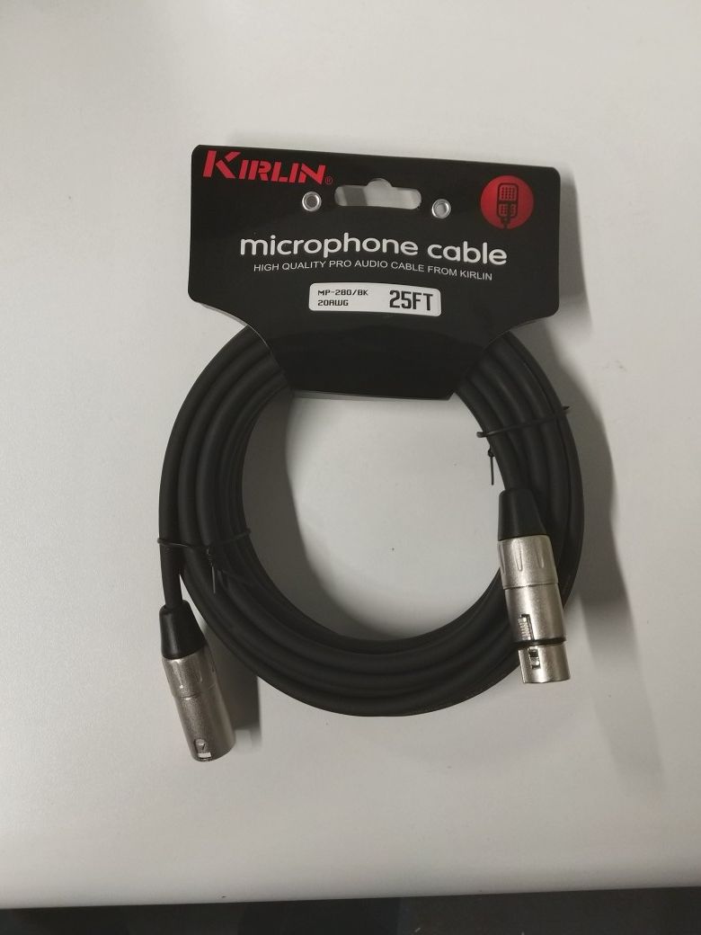 25' Pro XLR Microphone Audio Cable