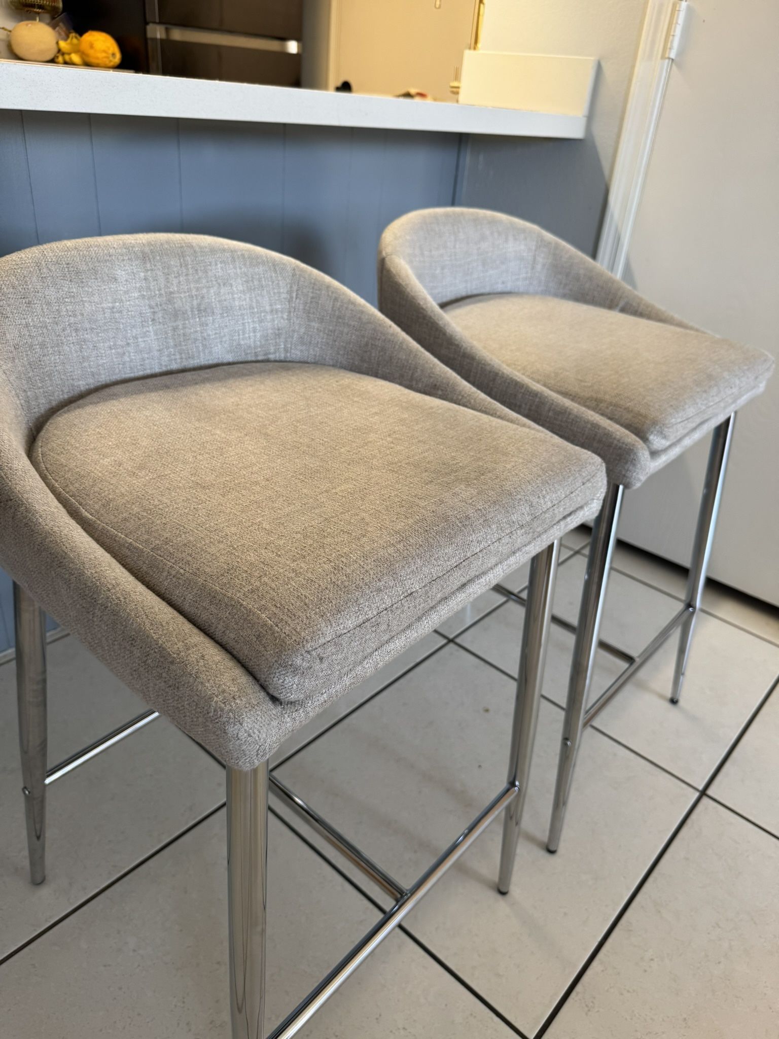 Gray Counter Stools