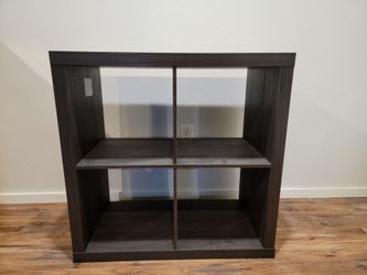 Grey Cubby Shelf