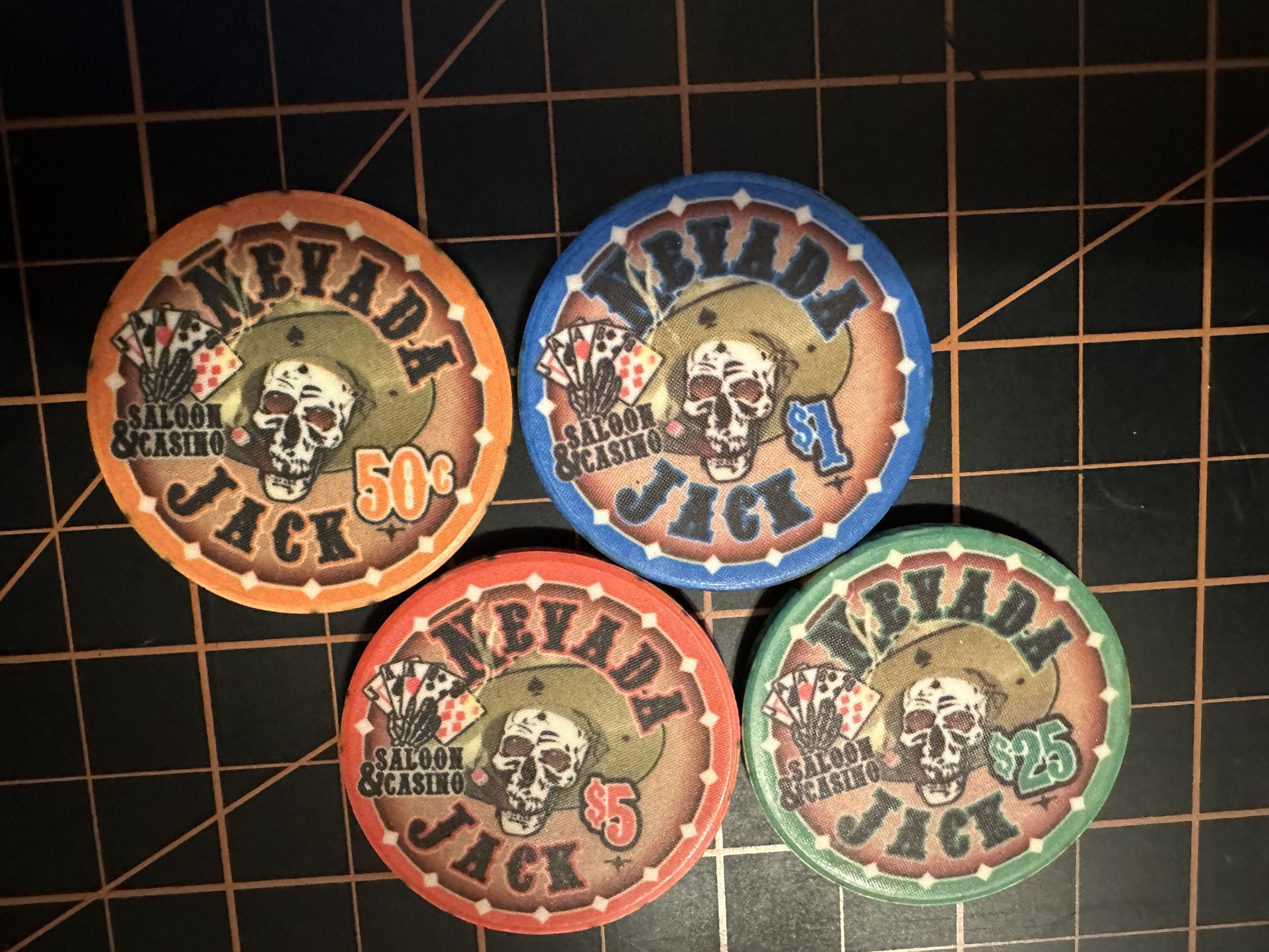 475 Nevada Jacks Poker Chips