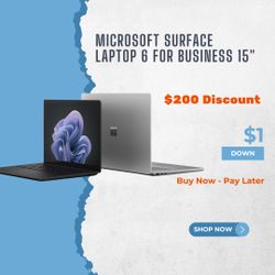 🚀 15 inch Microsoft Surface Laptop 6  – Ultra 7, 32GB RAM – Take It Home for $5!
