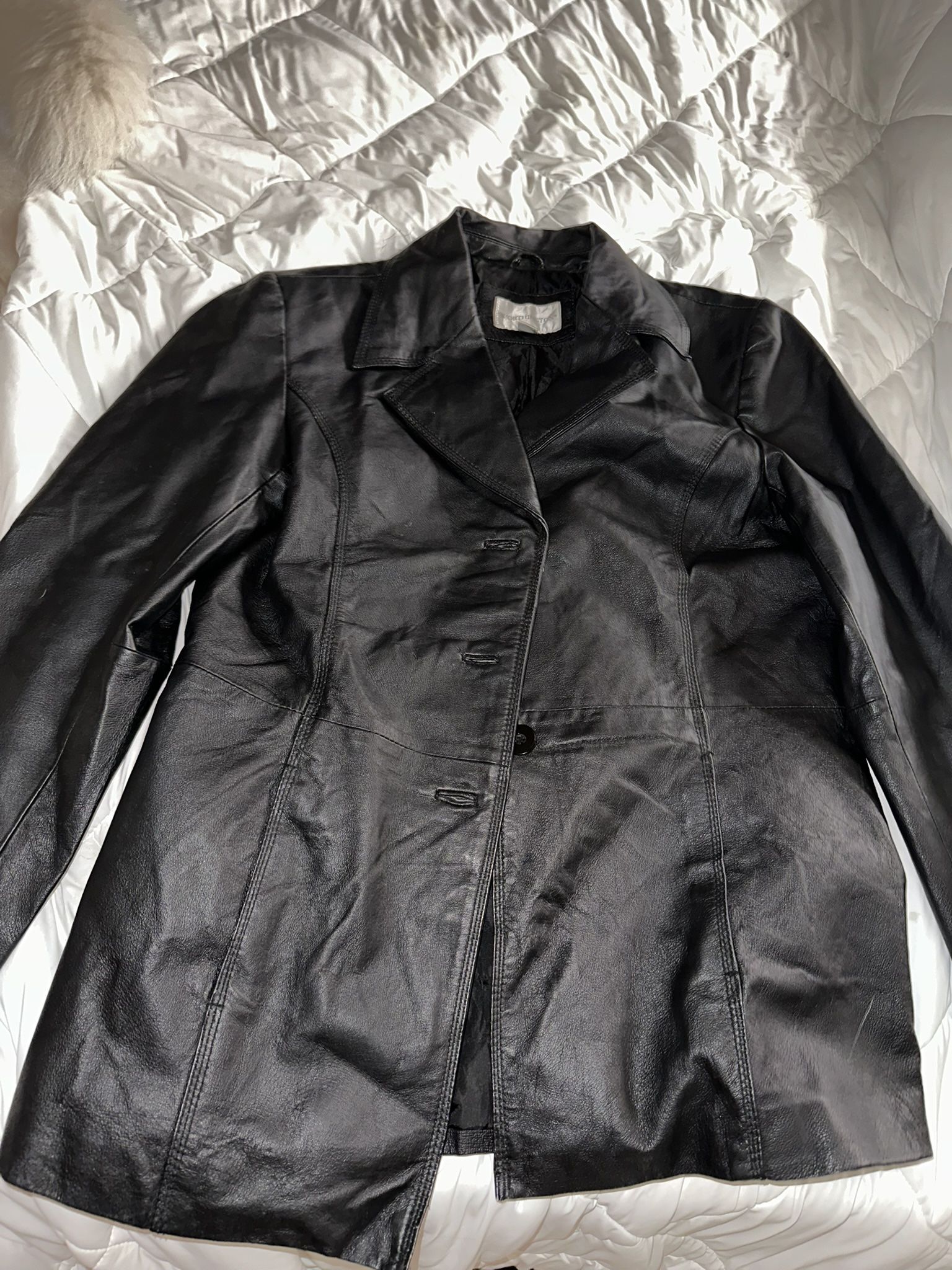Worthington Real Women’s Leather Jacket Size Large