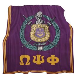 Omega Psi Phi Throw Blanket