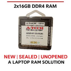 A-Tech 32GB (2x16GB) DDR4 3200MHz Laptop RAM | NEW Sealed | SO-DIMM