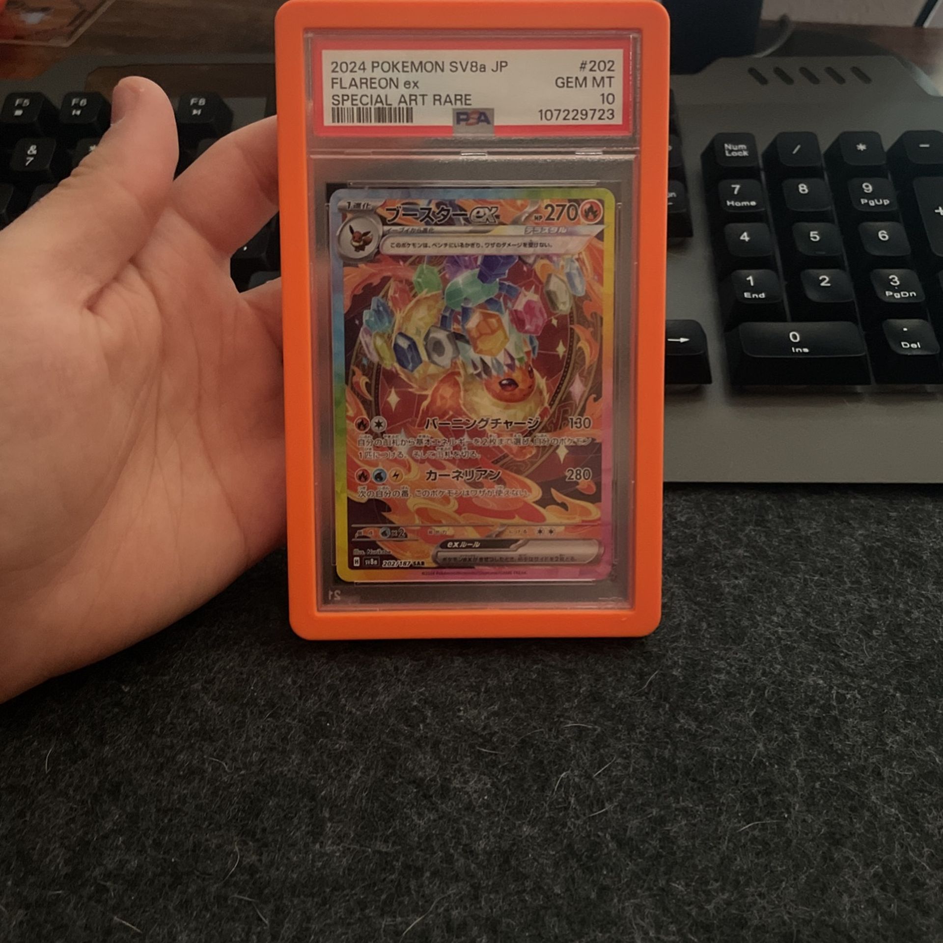 PSA 10 Flareon Ex