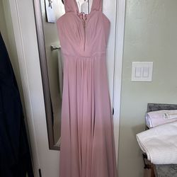 Rose Chiffon Long Dress