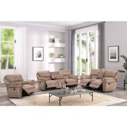 3 Pc Living Room Set Power Reclining 