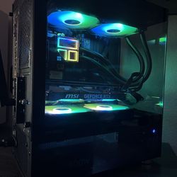 CUSTOM RGB Gaming pc intel i5, RTX 2070 SUPER, ready to play games on 1080p ultra