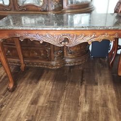 Una mesa para el pasillo para donde gusten ponerla de madera pesada en 85 dólares o mejor oferta