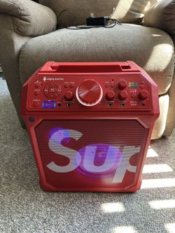 Supreme x Singing Machine Karaoke System (Red)