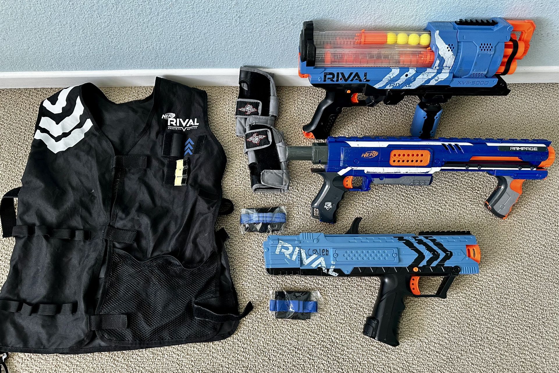 Nerf Rival Guns, Vest & Accessories