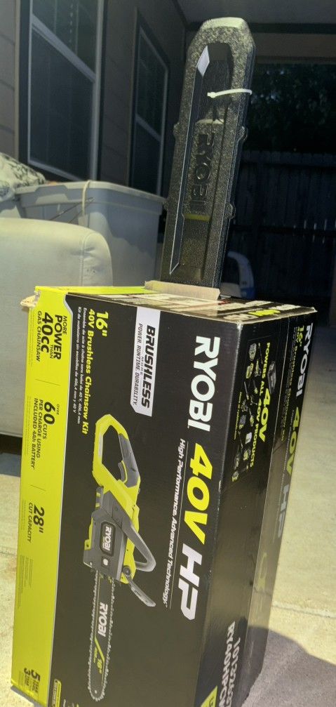 Ryobi 40V Chainsaw