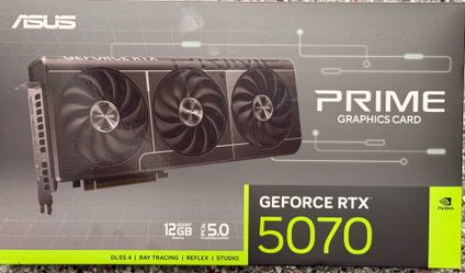 ASUS PRIME RTX 5070 – 12GB GDDR7 – Brand New Sealed