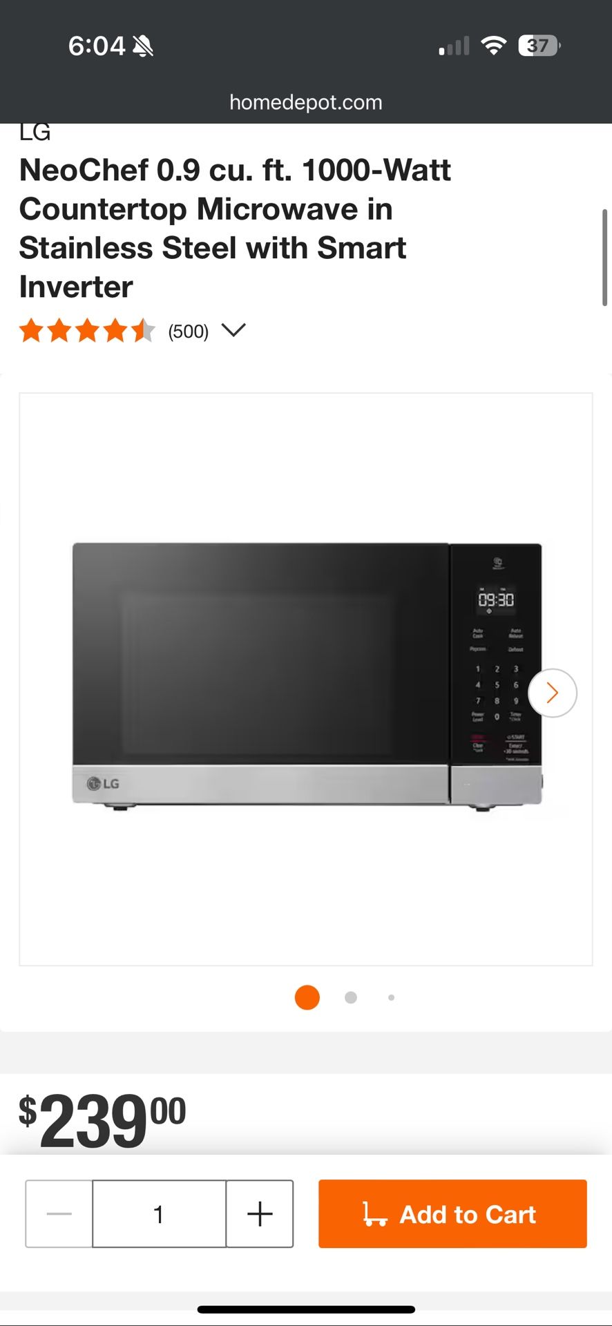 LG Microwave