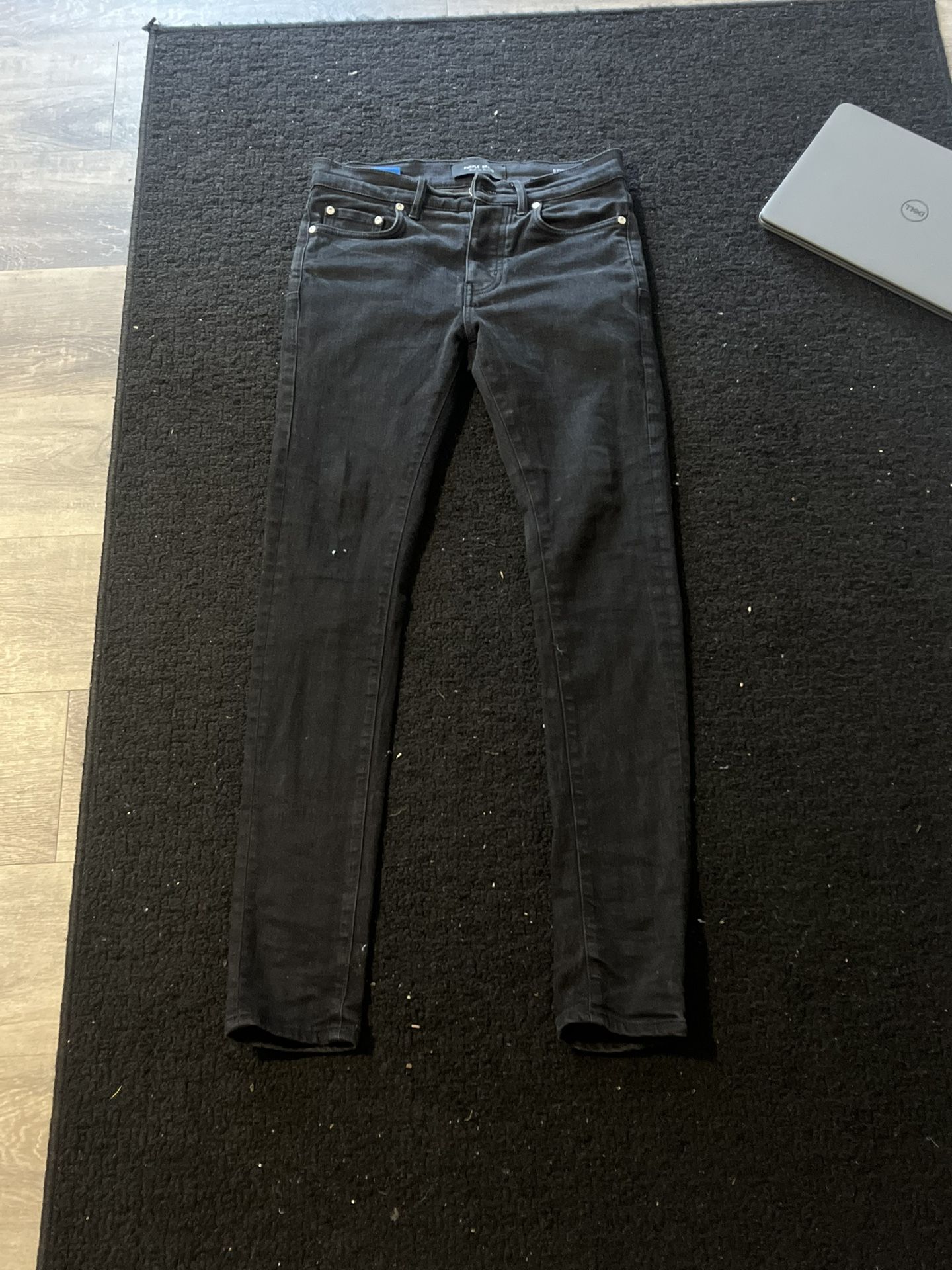 purple jeans
