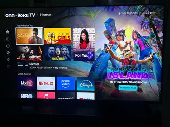 55” ONN Roku Smart TV & TV Mount
