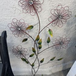  2 Decoraciones De Flores Para Pared 