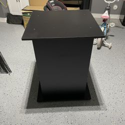 Aqueon Black Pedestal Aquarium Stand, 24" L X 24" W
