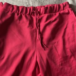 Red 49er Sweat Jogger Pants 