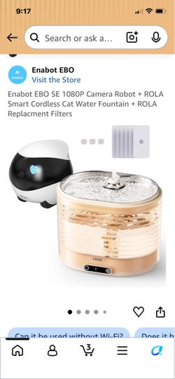 New smart pet water fountain $25