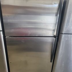 Whirlpool Stainless Steel Fridge Top Freezer 