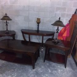 Living Room Tables With Lamps