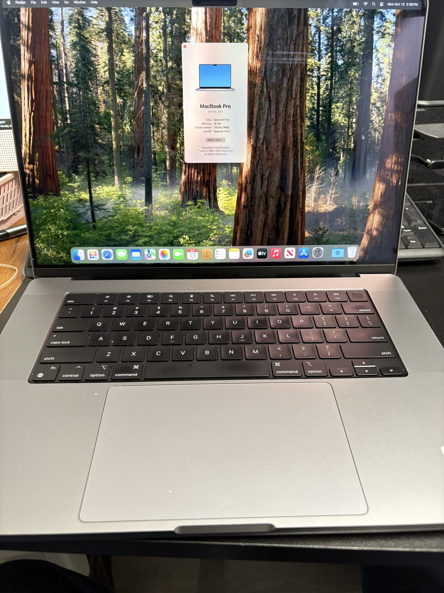 MacBook M1 Pro 16” 16/512gb
