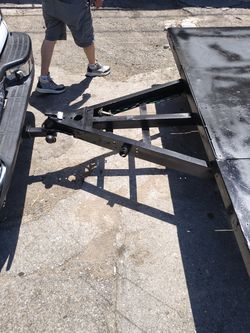 16 ft open center car hauler