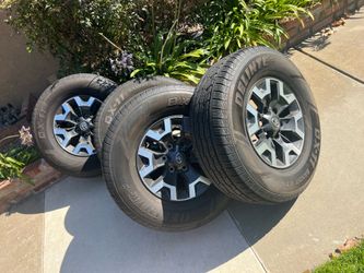 Stock Toyota Tacoma wheels and tires