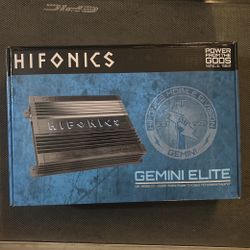 Hifonics 2500 Watts Amplifier Monoblock Bass Amplifier With Bass Knob Gemini Elite Series 
