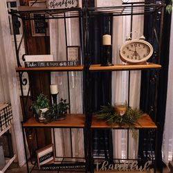 Rod Iron  Bakers Shelfs