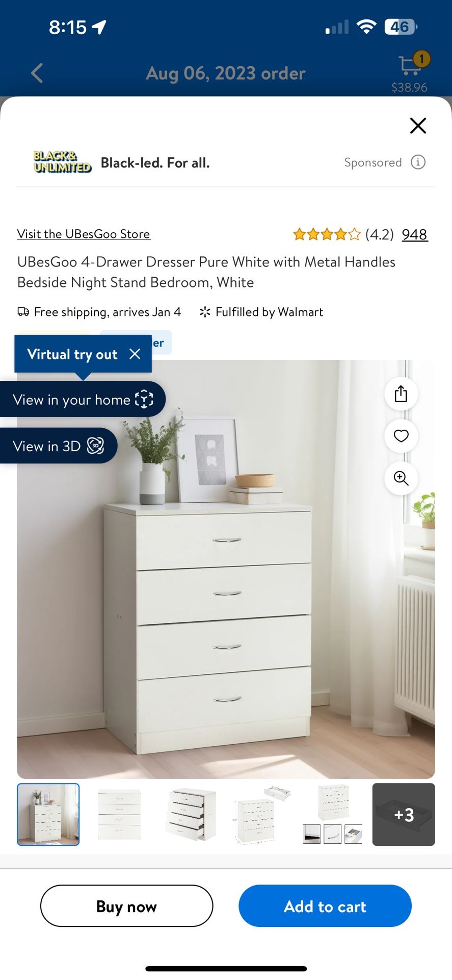 White Dresser