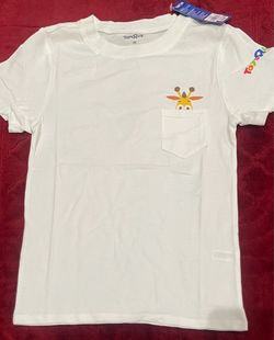 Toys R Us Kids White Graphic T-Shirt Size 7/8