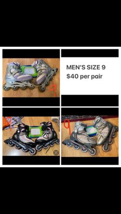 Rollerblades men’s size 9 only $40 per pair, like new
